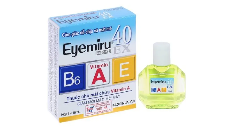 Sử dụng thuốc nhỏ mắt Eyemiru 40EX giúp cải thiện tình trạng mắt mệt mỏi 