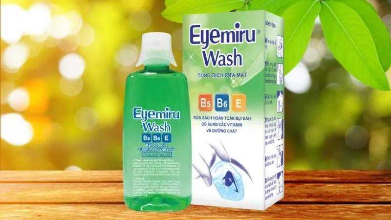 Eyemiru Wash là sản phẩm không thể thiếu để loại bỏ những bụi bẩn ra khỏi mắt