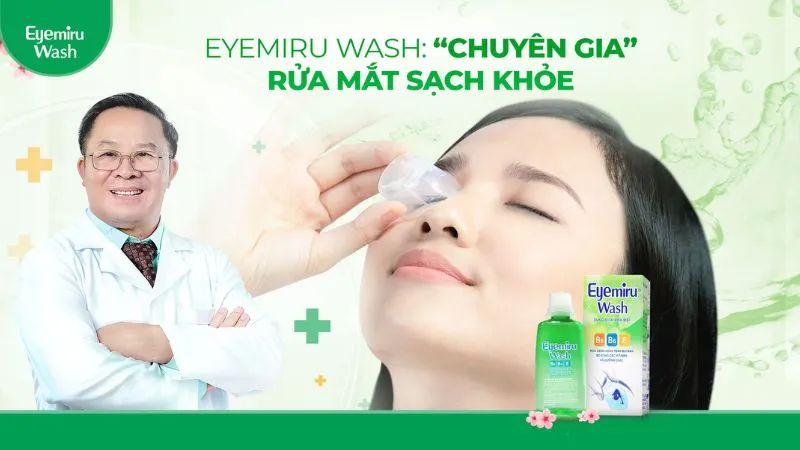 Eyemiru Wash là sản phẩm phổ biến ở thị trường Bắc Á